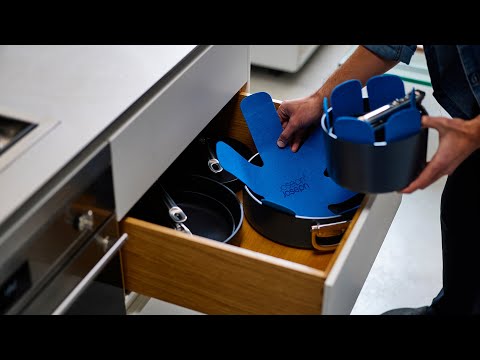 Ensemble bleu Space 3 pièces de protection de casseroles * - Joseph Joseph - Range-vaisselle - - La Guilde Culinaire