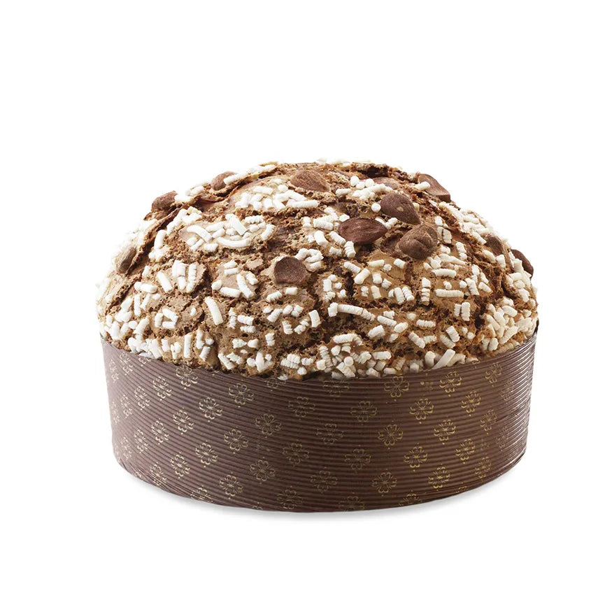 Panettone à l'orange confite sans raisins glacé 500g    - Filippi Pâtisserie - Panettone -  - La Guilde Culinaire