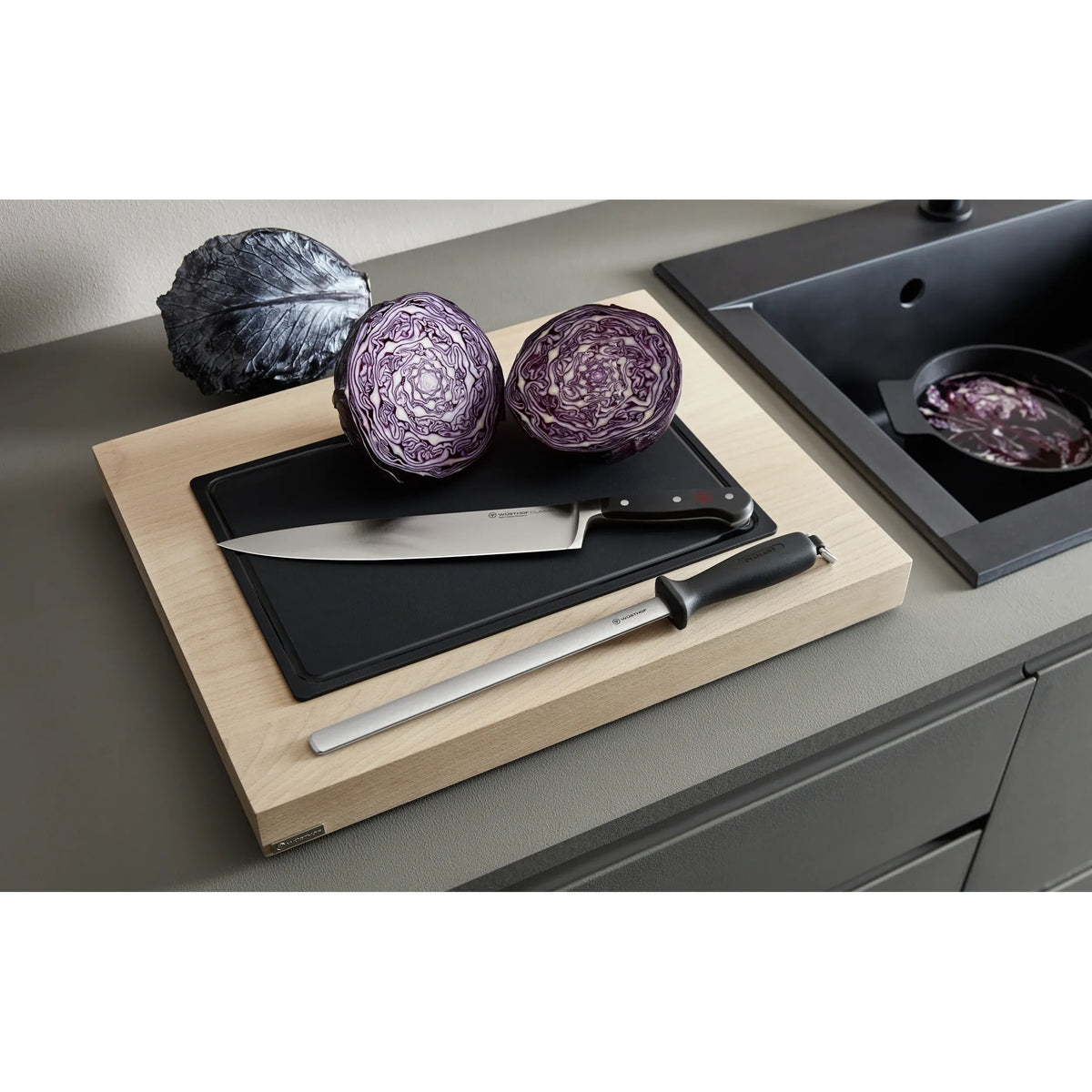 Aiguiseur de couteaux diamant fin 26 cm / 10 po - Wüsthof - Aiguiseur et affutoir - - La Guilde Culinaire