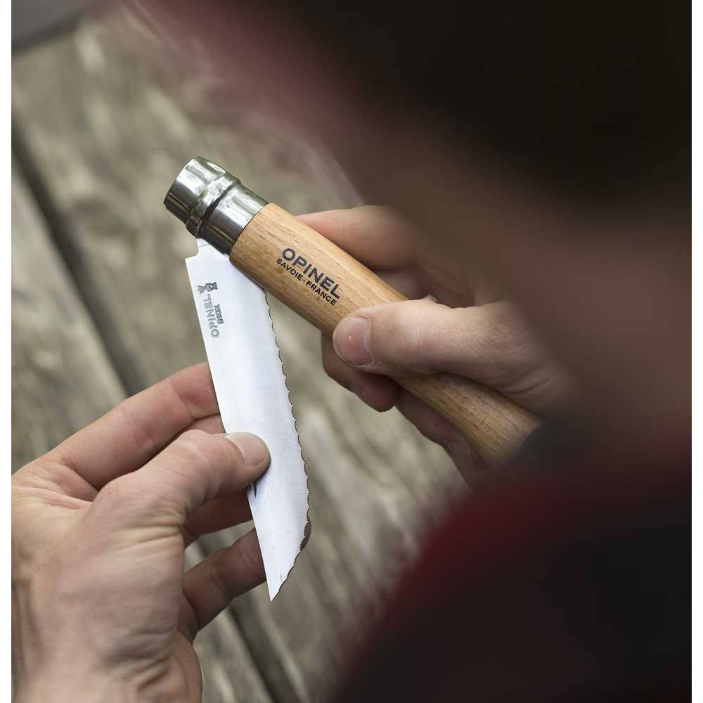 Opinel N°12 - Couteau de poche Inox Cranté    - Opinel - Couteau de poche -  - La Guilde Culinaire