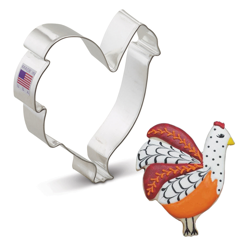 Emporte-pièce Coq 4"x3 3/8"    - Ann Clark Cookie Cutters - Emporte-pièce -  - La Guilde Culinaire
