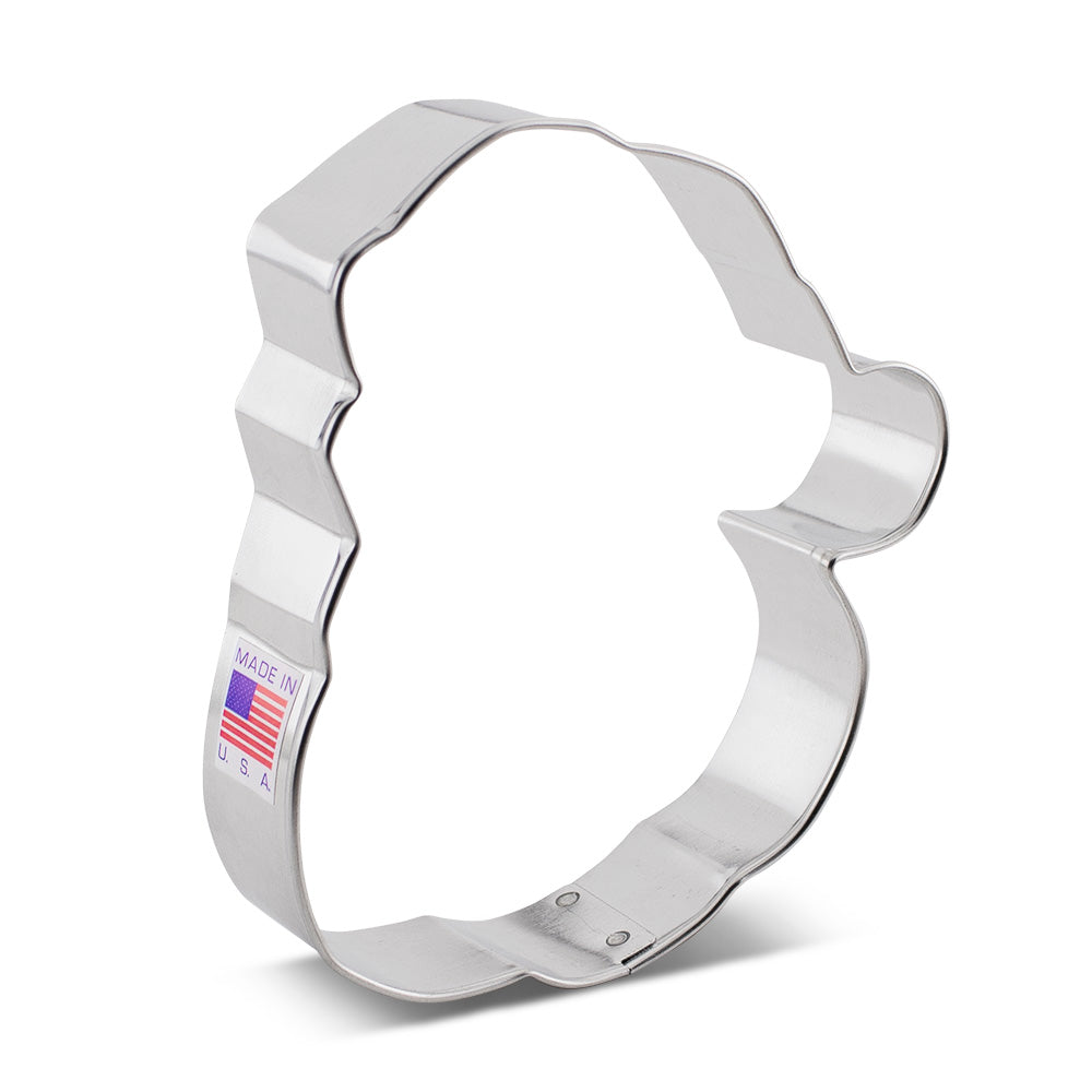 Emporte-pièce face du père Noël 4 1/4"    - Ann Clark Cookie Cutters - Emporte-pièce -  - La Guilde Culinaire