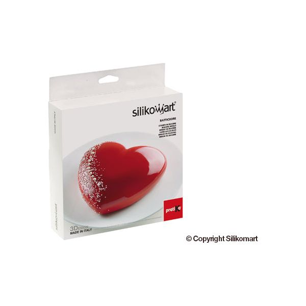Moule Silicone Cœur 3D    - SilikoMart - Moule à gâteaux -  - La Guilde Culinaire