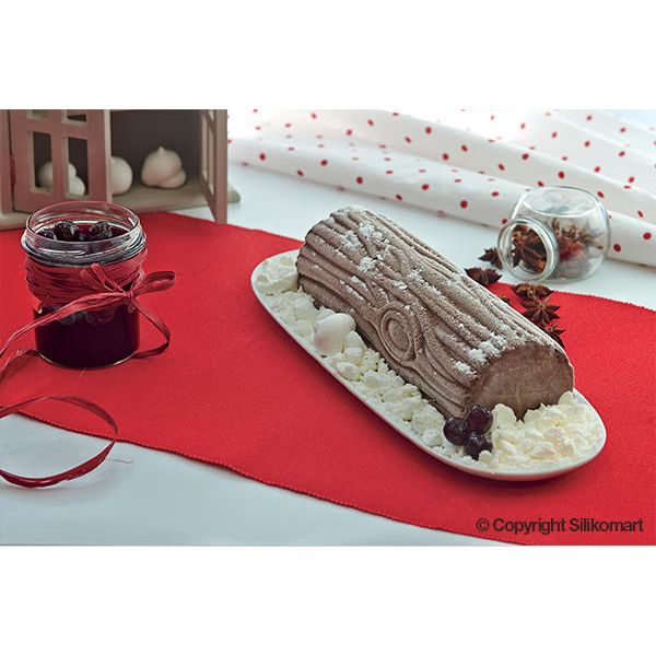 Moule silicone Bûche Magic Wood    - SilikoMart - Moule à bûche -  - La Guilde Culinaire