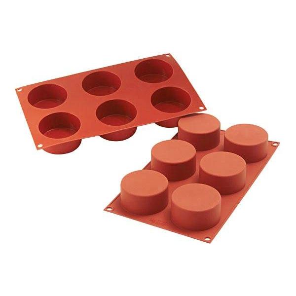 Moule CILINDRE en silicone flexible SILICONFLEX    - SilikoMart - Moule à gâteaux -  - La Guilde Culinaire
