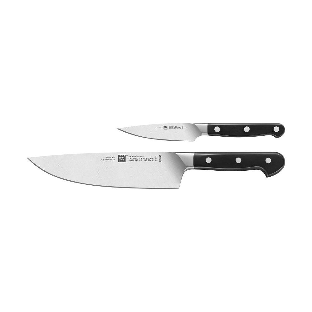 Collection Zwilling Pro Couteau de chef 8" + d'office 4"    - Zwilling - Ensemble de couteaux -  - La Guilde Culinaire