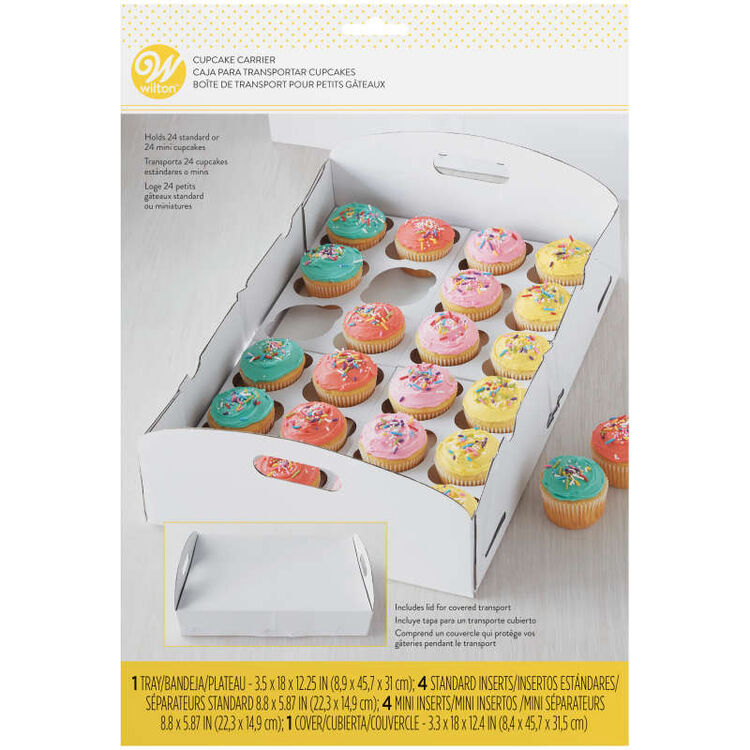 Boîte de Transport pour Cupcakes    - Wilton - Boîte à gâteau -  - La Guilde Culinaire