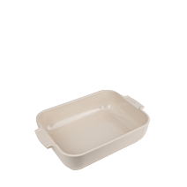 APPOLIA - Plat four en céramique rectangle écru 32cm-12,5"    - Peugeot - Plat pour four -  - La Guilde Culinaire