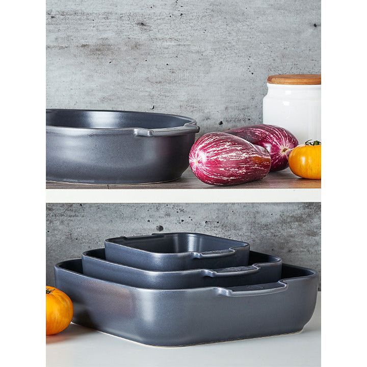 APPOLIA - Plat four en céramique rectangle Ardoise 25cm-8"    - Peugeot - Plat pour four -  - La Guilde Culinaire
