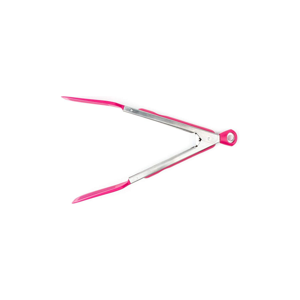 Pince plate en silicone fuchsia    - Fox Run - Pince de cuisine -  - La Guilde Culinaire