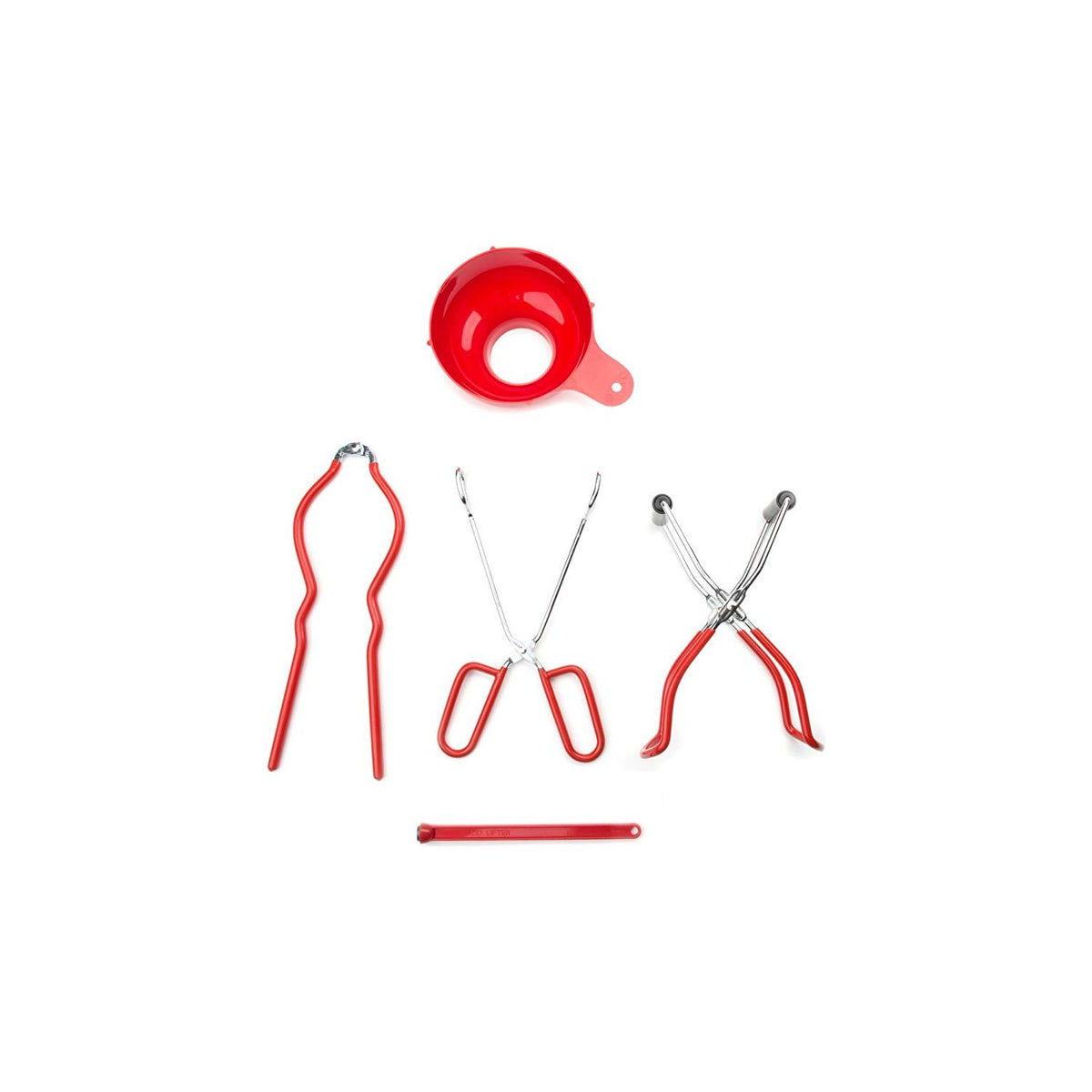 Kit entonnoir+pinces 5 pcs pour conserve    - Fox Run - Accessoire -  - La Guilde Culinaire