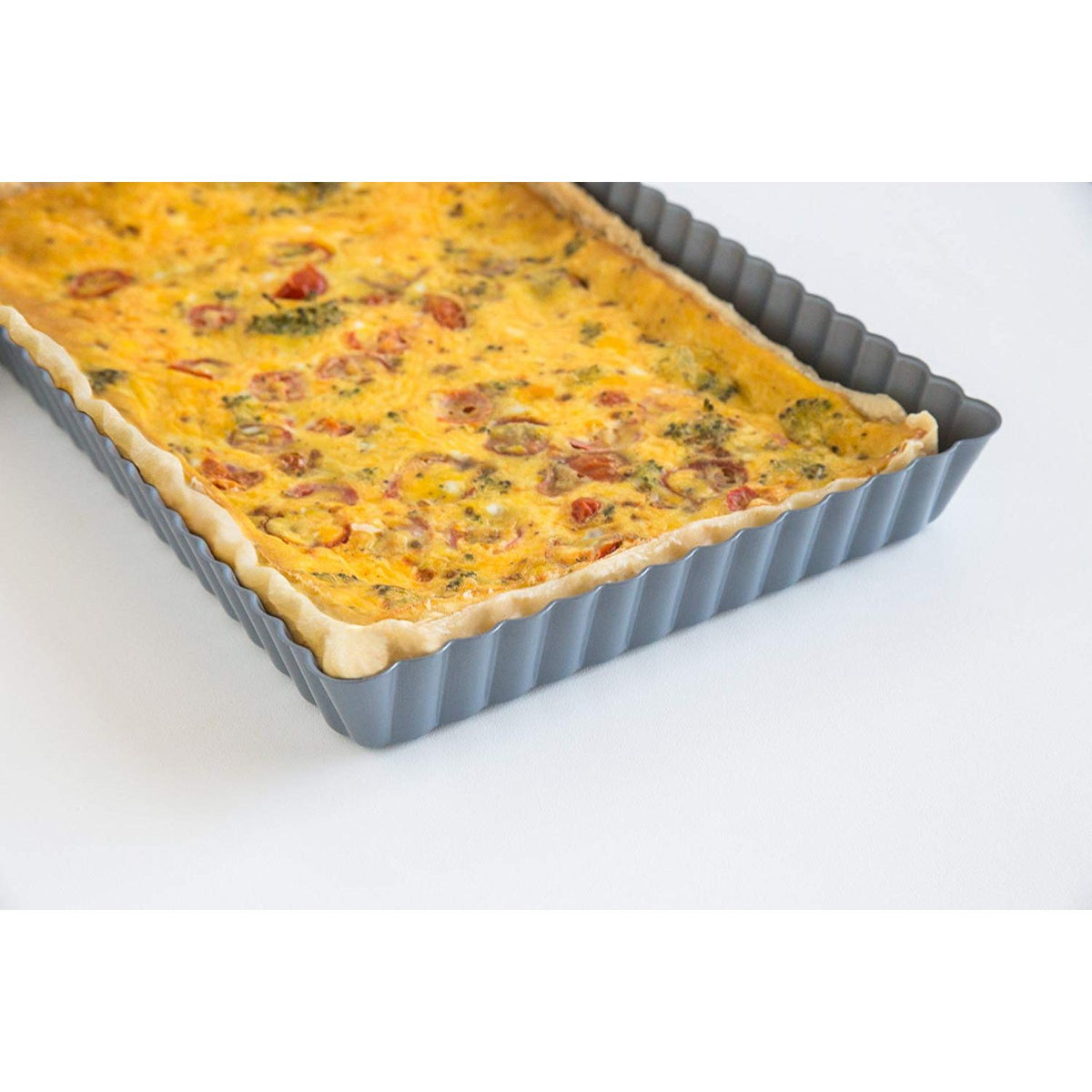 Moule à tarte rectangulaire à fond amovible 10.5"x6.5"    - Fox Run - Moule à tarte et quiche -  - La Guilde Culinaire