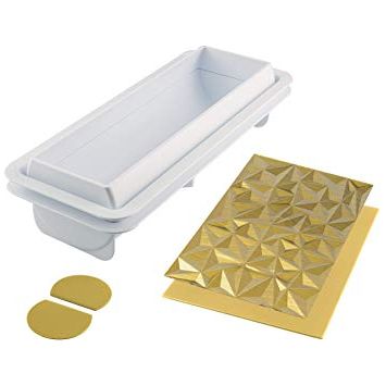 Moule Bûche 3D Diamond    - SilikoMart - Moule à bûche -  - La Guilde Culinaire