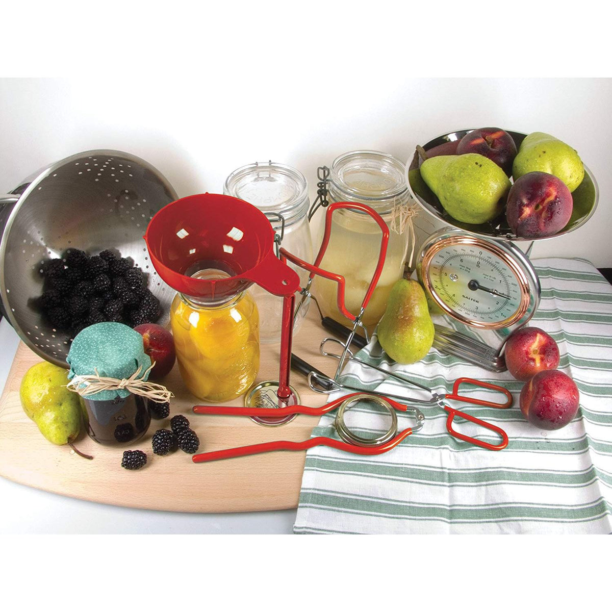 Kit entonnoir+pinces 5 pcs pour conserve    - Fox Run - Accessoire -  - La Guilde Culinaire