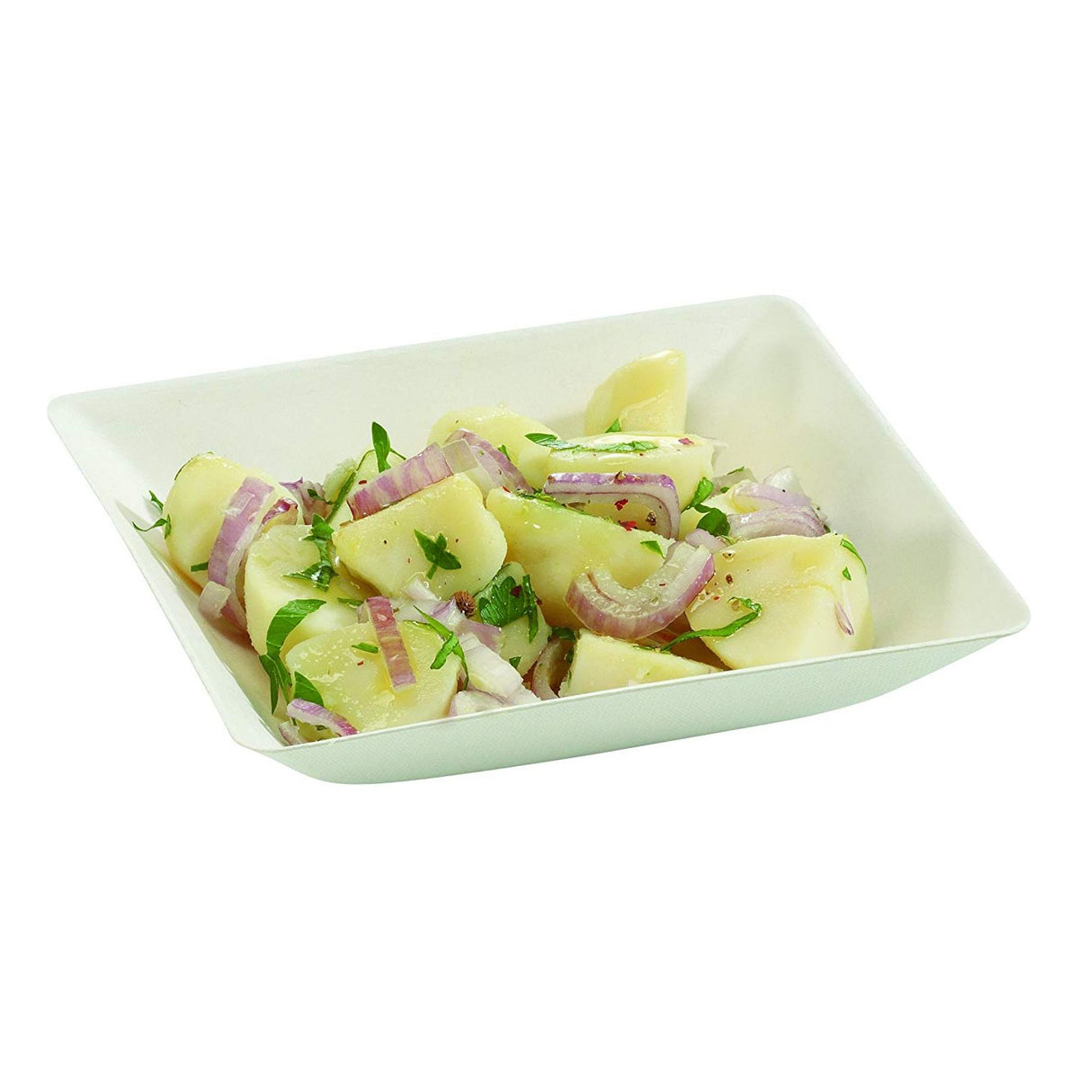 Coupelle basse Imagine pulpe de canne à sucre 130x120x25 mm - paquet de 50    - Solia - Service de table jetable -  - La Guilde Culinaire