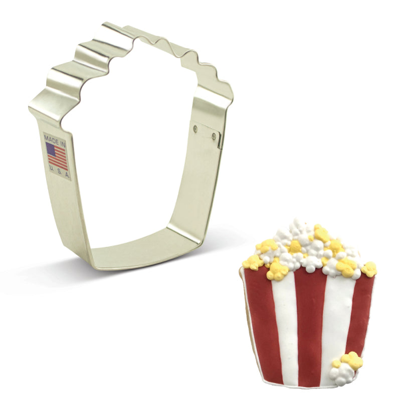 Emporte-pièce Popcorn 3 1/2"x3 1/4"    - Ann Clark Cookie Cutters - Emporte-pièce -  - La Guilde Culinaire