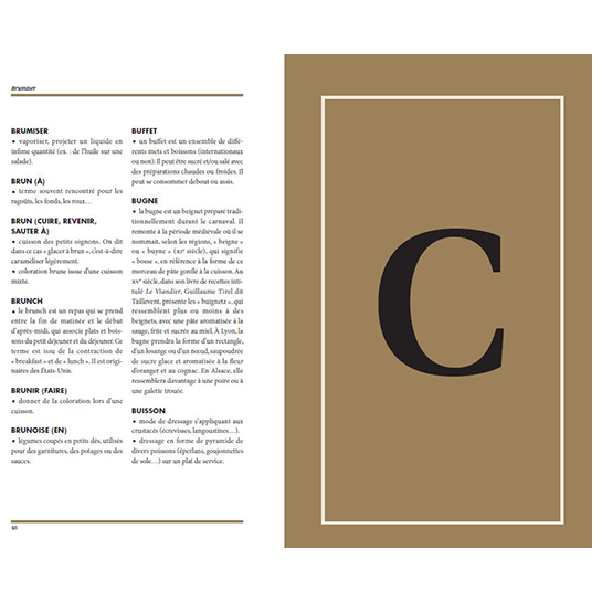 Le lexique culinaire FERRANDI Paris - Hachette Ed. - Livre de cuisine - - La Guilde Culinaire