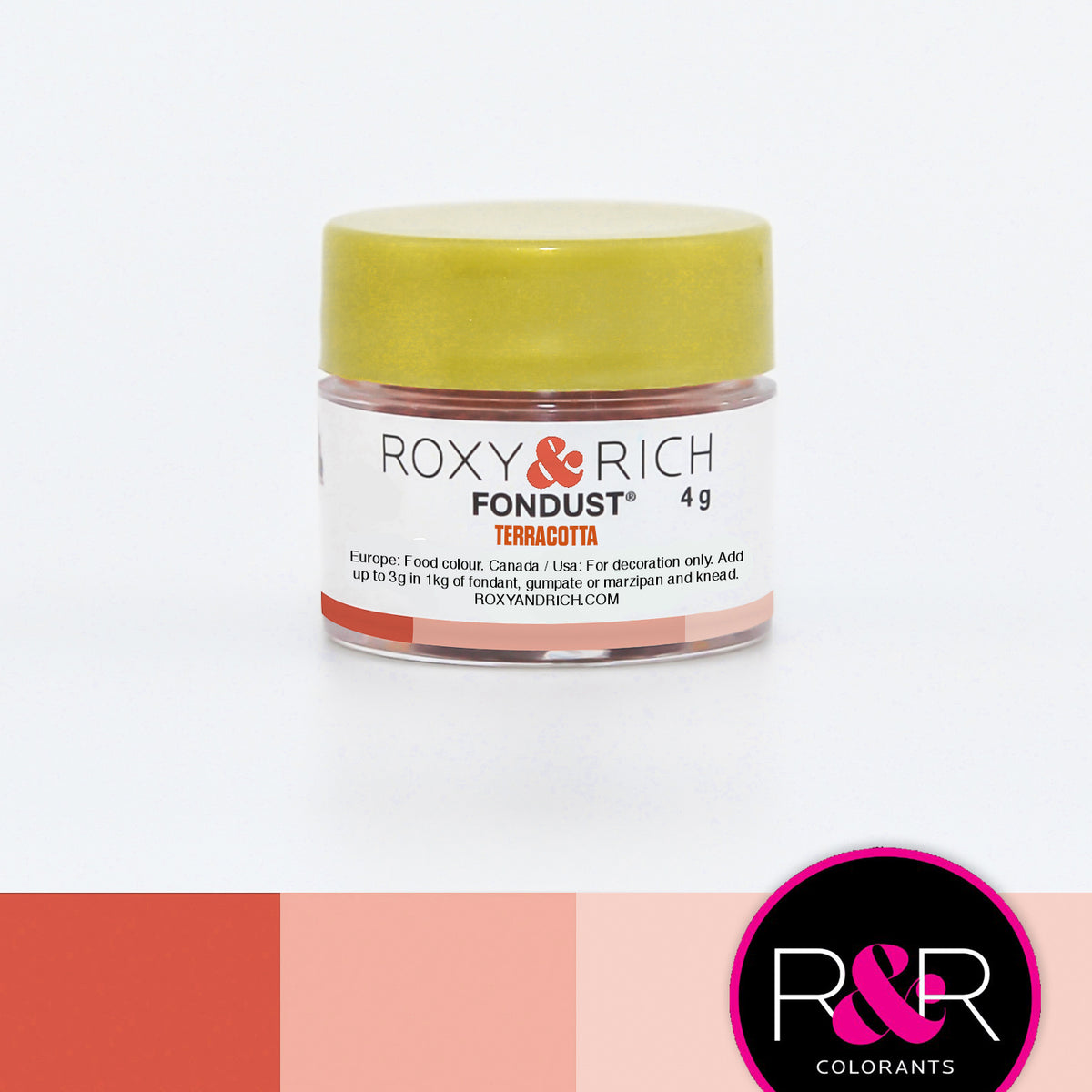 Colorant FONDUST Terracotta - Roxy & Rich - Colorant alimentaire hydrosoluble - - La Guilde Culinaire