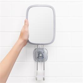 Miroir anti-buée avec ventouse StrongHold    - OXO - Accessoire -  - La Guilde Culinaire