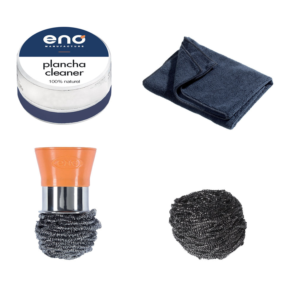 Coffret nettoyage pour plancha    - ENO - Kit de nettoyage -  - La Guilde Culinaire