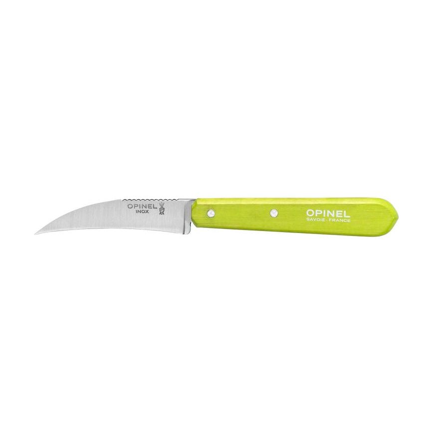 Opinel - Couteau à légumes N°114 Hêtre vert pomme   - Opinel - Couteau à légumes - 001925 - La Guilde Culinaire