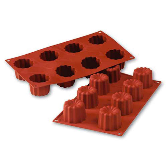 Moule CANNELÉ BORDELAIS en silicone flexible SILICONFLEX - CANNELE    - SilikoMart - Moule à cannelé -  - La Guilde Culinaire