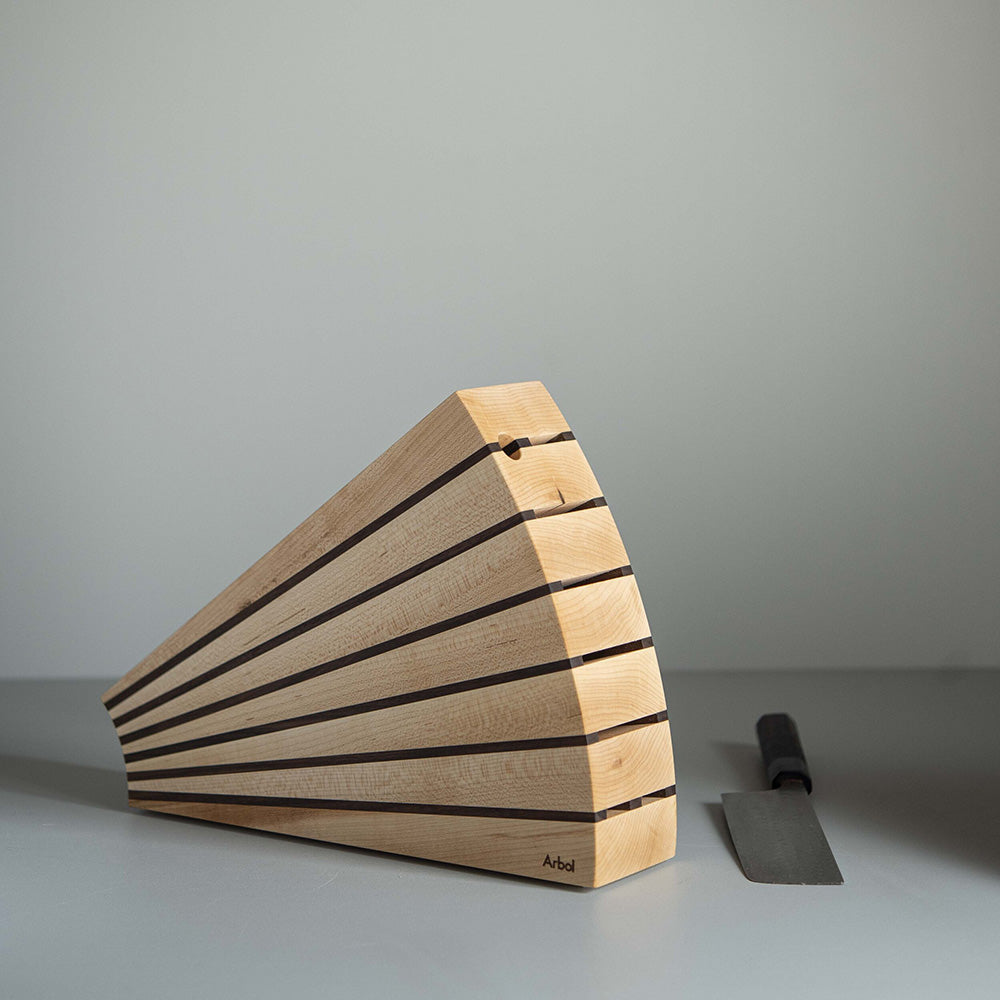 Bloc à couteaux en bois    - Arbol - Bloc à couteaux -  - La Guilde Culinaire
