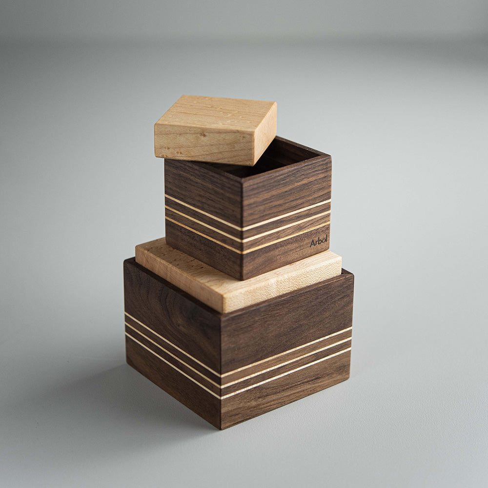 Main de sel noyer/érable petite    - Arbol - Main de sel -  - La Guilde Culinaire