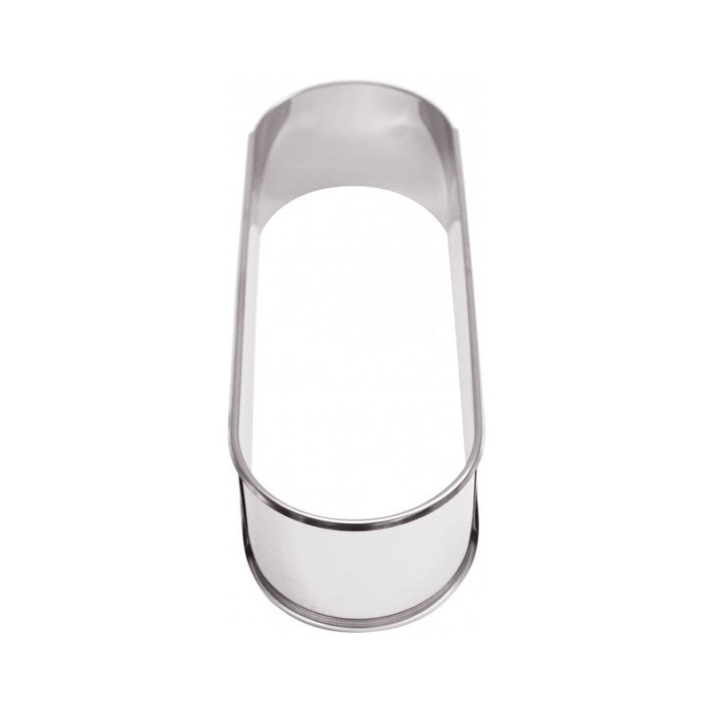 Cadre pâtissier ovale extensible inox de 27 à 40 cm    - Scrapcooking - Cadre à pâtisserie -  - La Guilde Culinaire