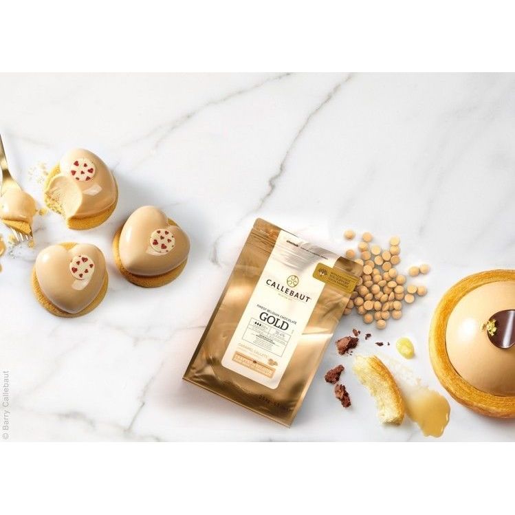 Chocolat Gold Caramel    - Callebaut - Chocolat au lait -  - La Guilde Culinaire