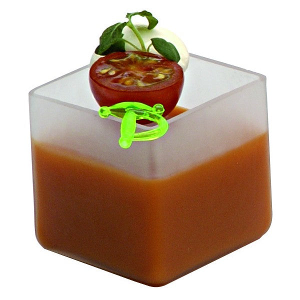 Cub' verre effet givré - pqt 6    - Solia - Service de table jetable -  - La Guilde Culinaire