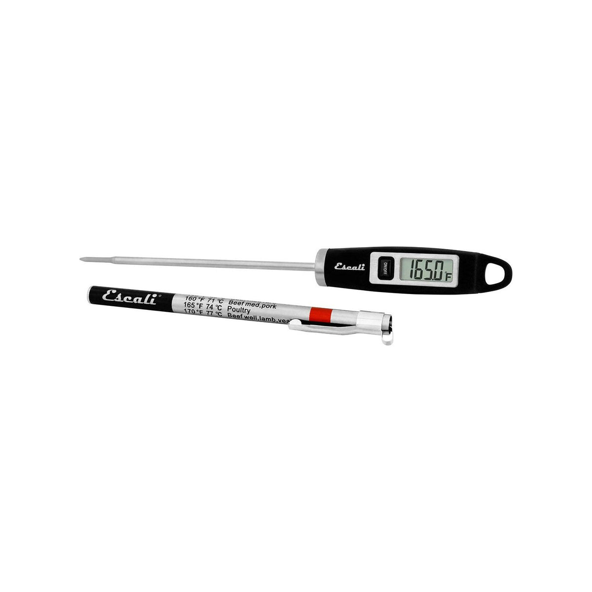 Thermomètre digital Gourmet Noir   - Escali - Thermomètre de cuisine - DH1-B - La Guilde Culinaire