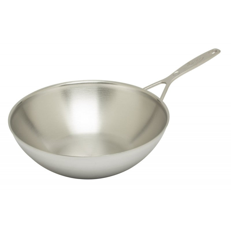 Wok 30cm à fond plat Industry    - Demeyere - Wok -  - La Guilde Culinaire