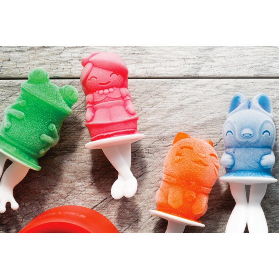 Moules DINO POPS pour 6 pops glacés    - Zoku - Appareil à glace et crème glacée -  - La Guilde Culinaire