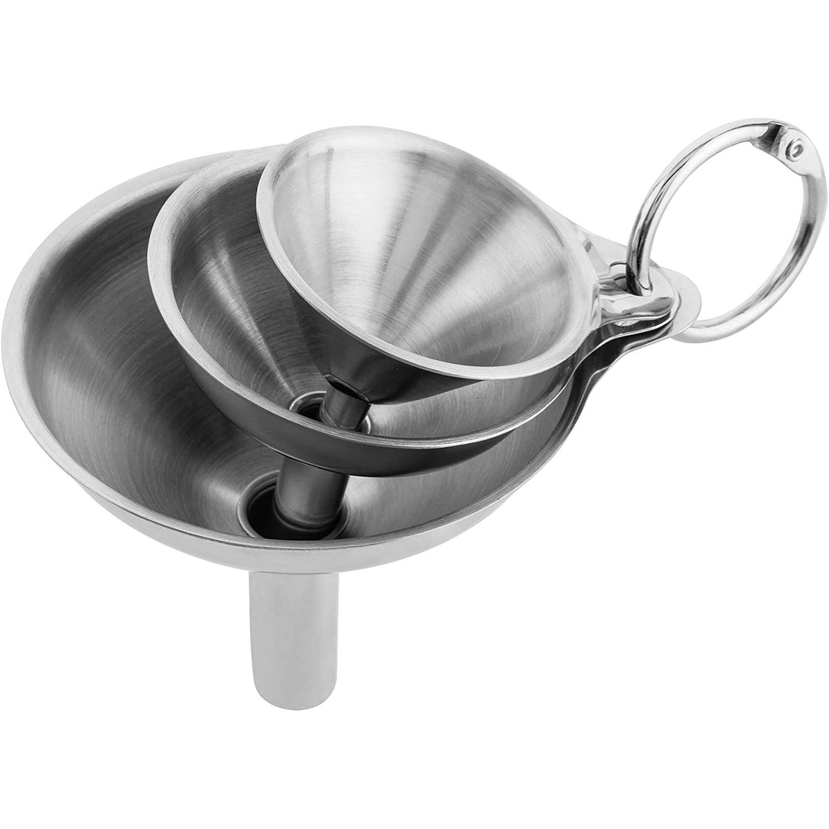 Set de 3 entonnoirs en inox    - Fox Run - Accessoire -  - La Guilde Culinaire