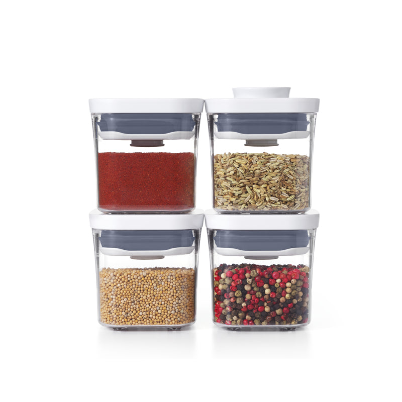 Contenant à fermeture hermétique 4 pièces mini OXO    - OXO - Contenant pour aliment -  - La Guilde Culinaire