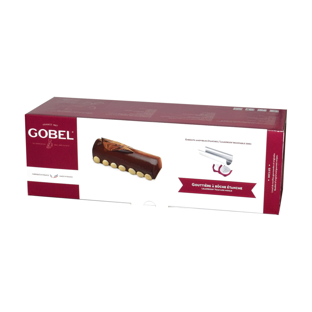 Gouttière à bûche inox démontable 30cm    - Gobel - Gouttière à bûche -  - La Guilde Culinaire