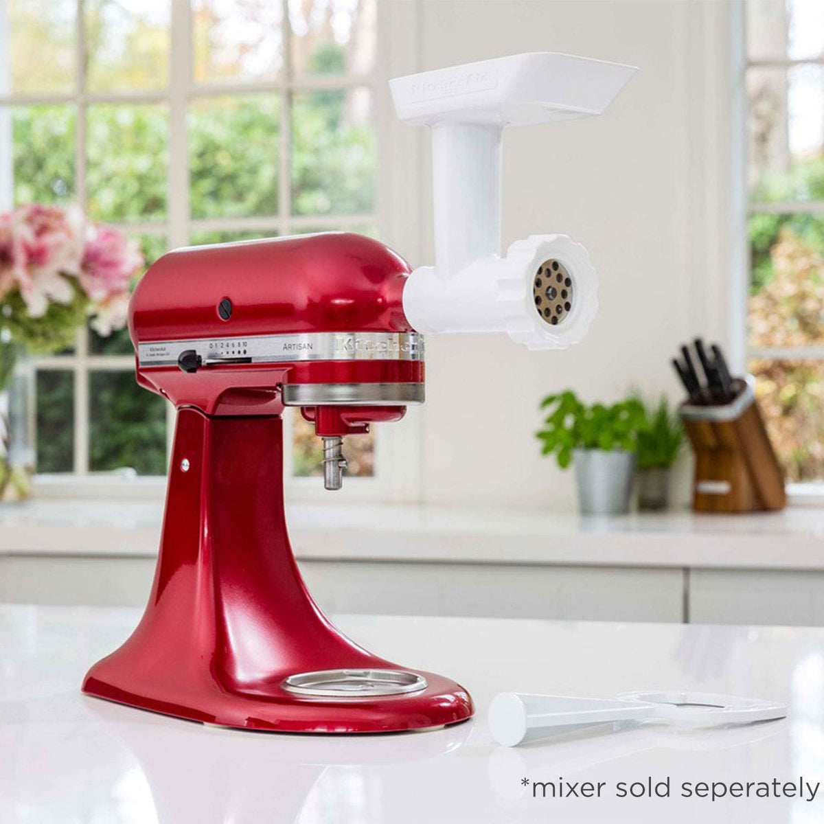 Accessoire Hachoir pour batteur sur socle KitchenAid - Kitchenaid - Hachoir - - La Guilde Culinaire