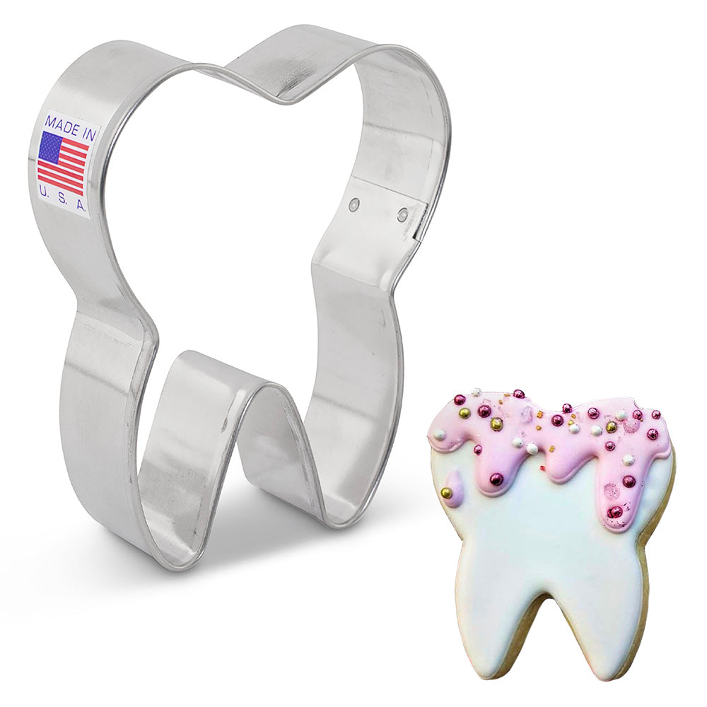 Emporte-pièce dent 3 1/2" x 3"    - Ann Clark Cookie Cutters - Emporte-pièce -  - La Guilde Culinaire