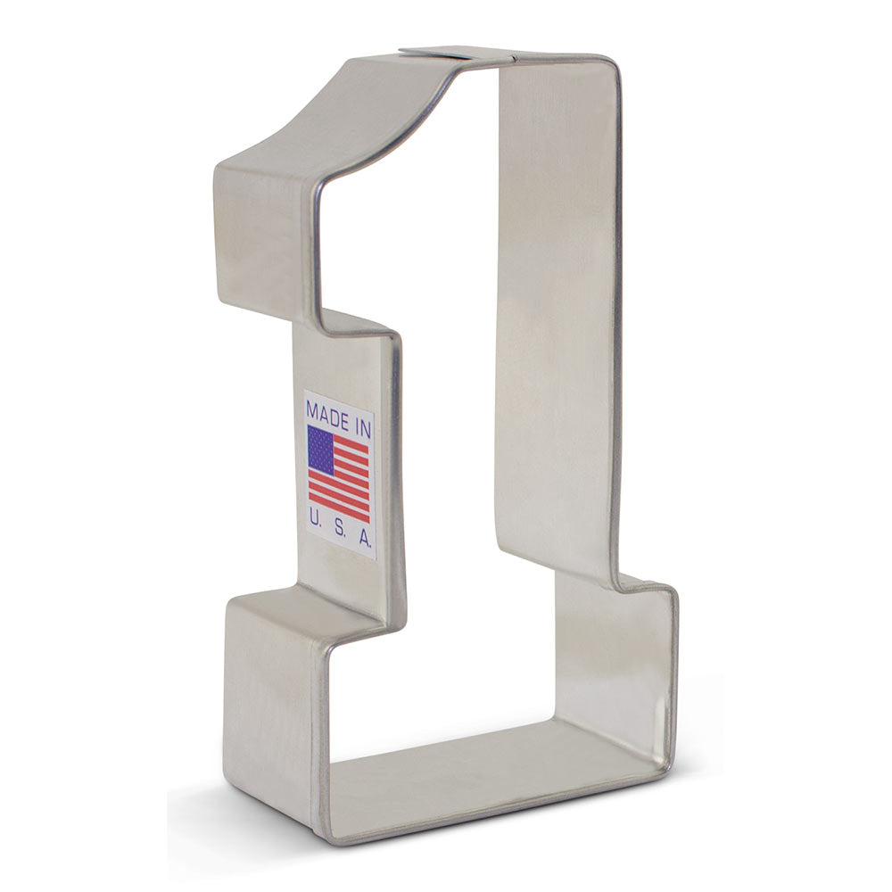 Emporte-pièce Chiffre 1 - 3 1/4" x 1 3/4"    - Ann Clark Cookie Cutters - Emporte-pièce -  - La Guilde Culinaire