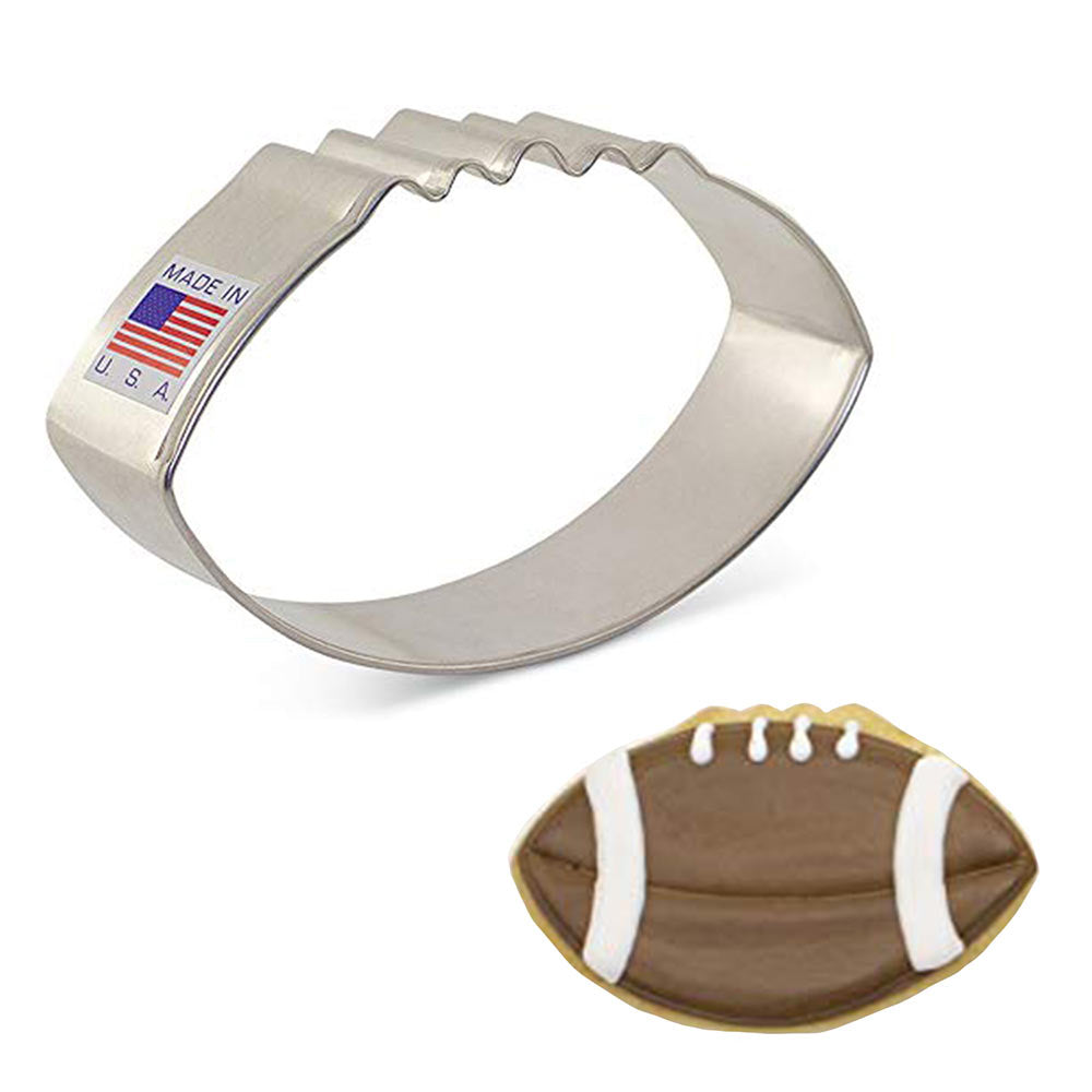 Emporte-pièce Football 3 1/2"    - Ann Clark Cookie Cutters - Emporte-pièce -  - La Guilde Culinaire