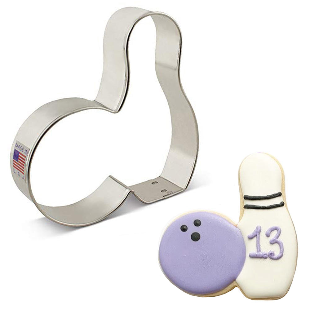 Emporte-pièce quille de bowling 3.5" x3.5"    - Ann Clark Cookie Cutters - Emporte-pièce -  - La Guilde Culinaire