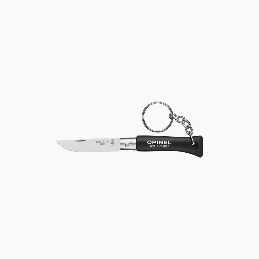 Opinel - N°04 Couteau Porte-Clés - Colorama Noir   - Opinel - Couteau de poche - 002268 - La Guilde Culinaire
