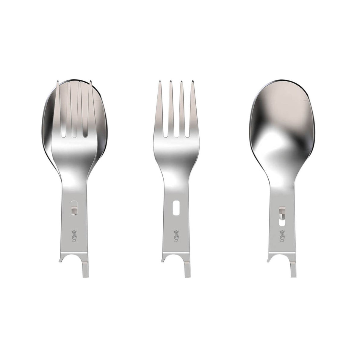 Opinel - Picnic+ Set fourchette et cuillère 2 en 1 pour Opinel N°08.    - Opinel - Ustensiles de poche -  - La Guilde Culinaire