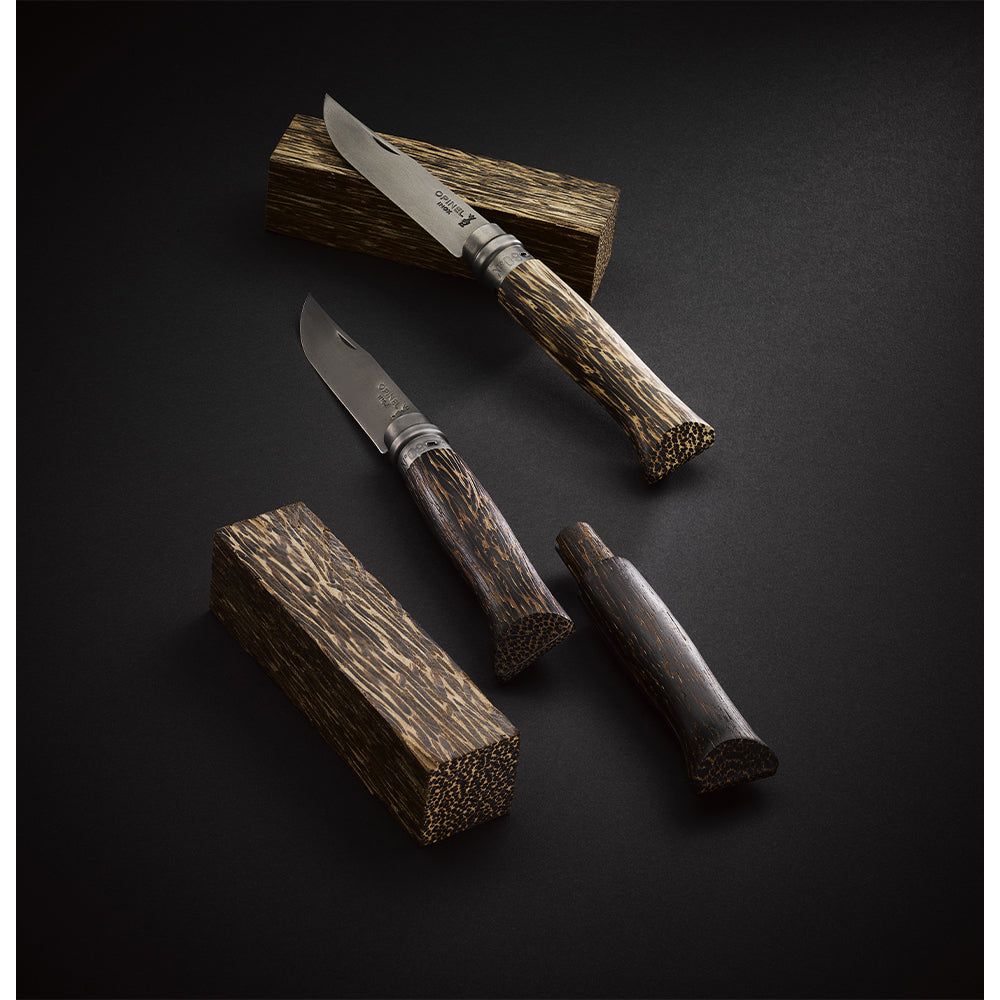 Opinel - N°08 Palmier Noir    - Opinel - Couteau de poche -  - La Guilde Culinaire