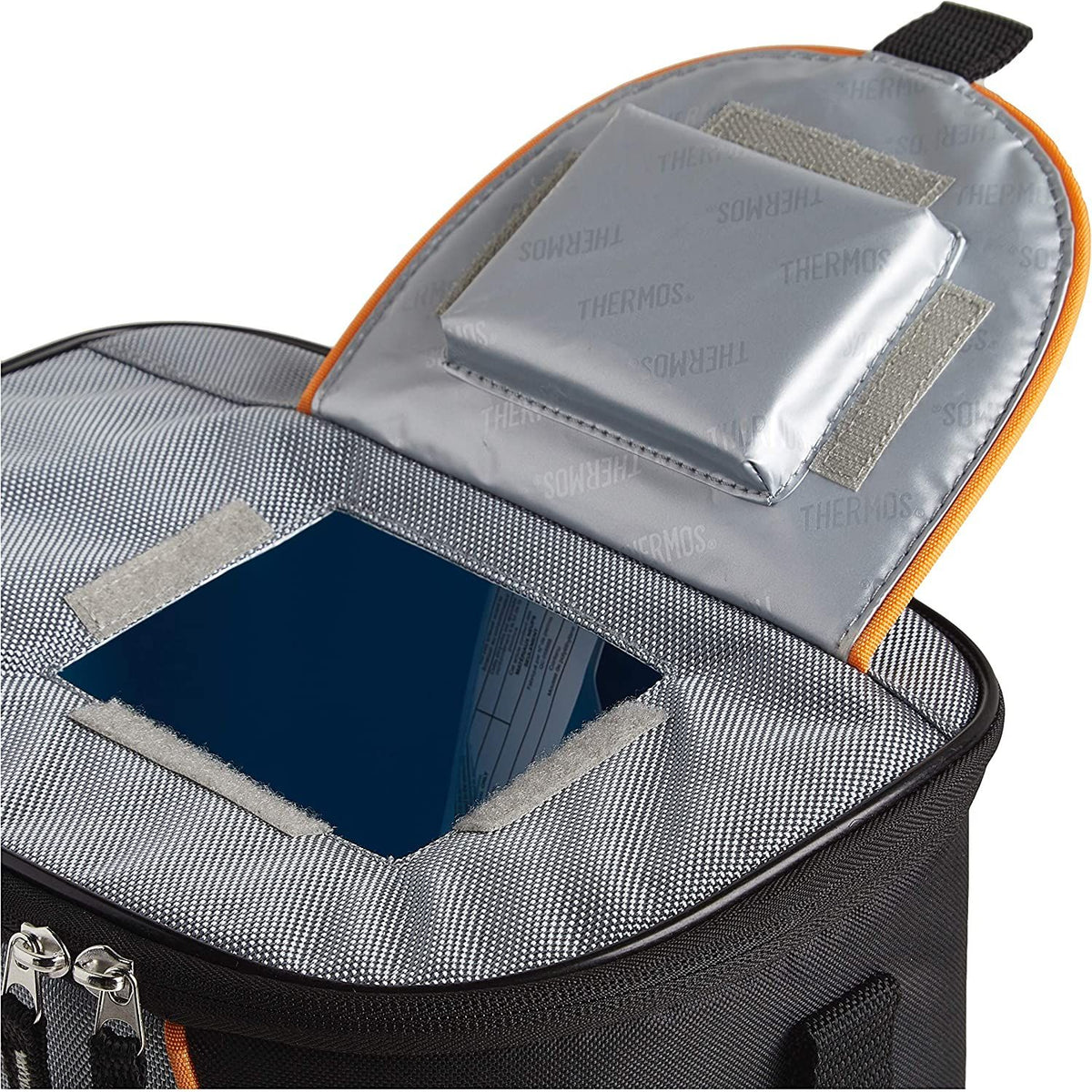 Refroidisseur 6 canettes Element 5 - Noir/Orange !    - Thermos - Sac à lunch -  - La Guilde Culinaire
