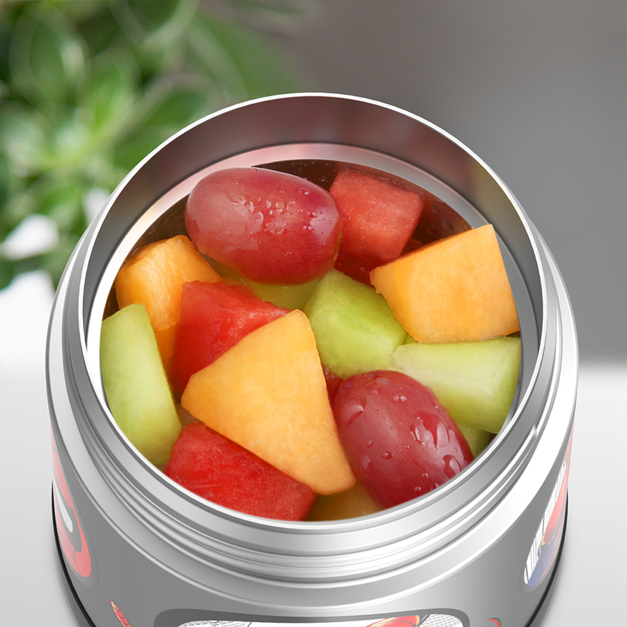 Contenant alimentaire Funtainer en acier inoxydable avec cuillère 10oz - Spider-man - Thermos - Contenant pour aliment - - La Guilde Culinaire