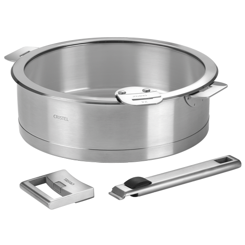 Couvercle en verre - STRATE    - Cristel - Couvercle pour poêle et casseroles -  - La Guilde Culinaire