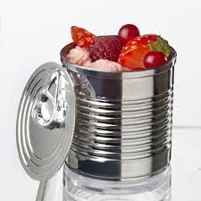 Boite de conserve 220 ml Argenté - paquet 20    - Solia - Service de table jetable -  - La Guilde Culinaire